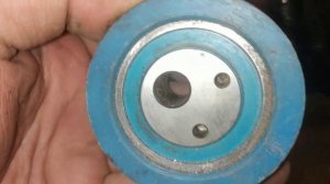 обводной ролик после установки большой ведомой звёзды. ява 638