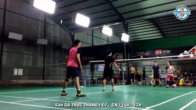 Hoành Anh - Linh vs Hải - Hiếu | SET 2 Sân GTT 12/10/19 Colourful BADMINTON смотреть онлайн