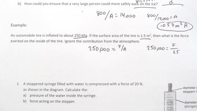 How is pressure effected by force and area смотреть онлайн