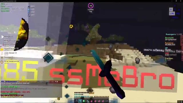 Cosmicpvp Spirit planet Tons of god and demi set kills 17.