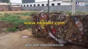 1000kg bale weight waste paper baling press machine