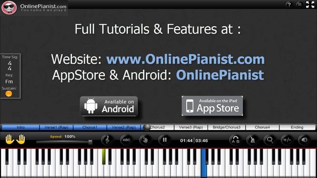 How to play Mirror by Lil Wayne ft. Bruno Mars - Piano Tutorial смотреть онлайн
