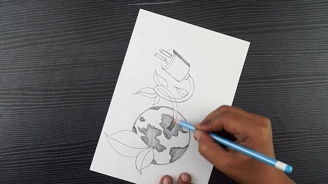 Save Earth Poster Drawing || How To Draw Save Earth Drawing || Earth Day Special Pencil Drawing смотреть онлайн