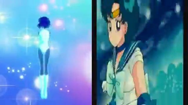 Sailor Mercury Transformation Comparison - Sailor Moon S Vs. Crystal Season 3