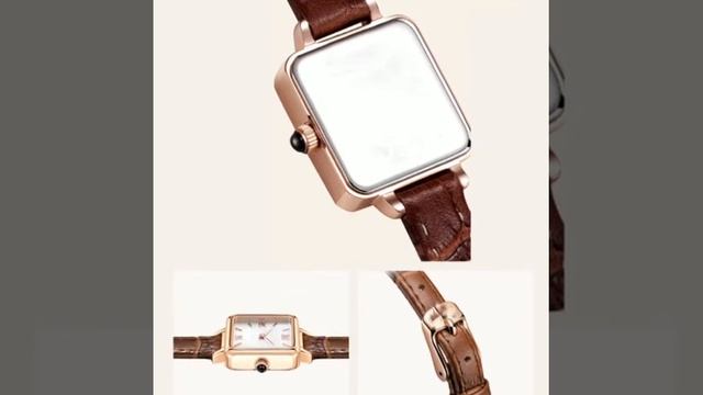 Small brown watch ladies fashion watch belt quartz waterproof watch смотреть онлайн