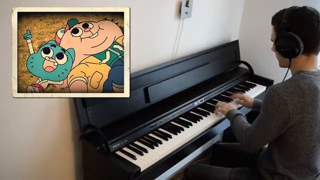 The Amazing World Of Gumball - Nicole meets Richard (The Choices) - Piano смотреть онлайн
