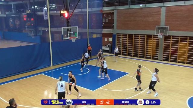 МГУ  МГАФК. W-МЛБЛ. Тур 1. Сезон 202122