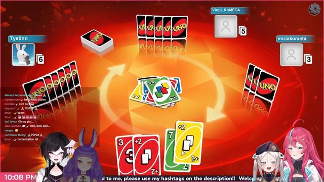 【KoMETA COLLAB + Maddie】Cute anime girls play UNO and destroy friendships! 🤝 ◆ #KoMETA_VL