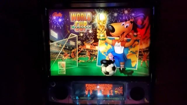 Balley World Cup Soccer 94 Comet LED conversion.