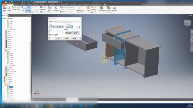 Autodesk Inventor Furniture Build Demo смотреть онлайн