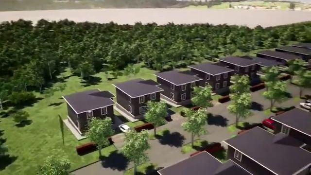 Марсово поле, макет коттеджного поселка смотреть онлайн