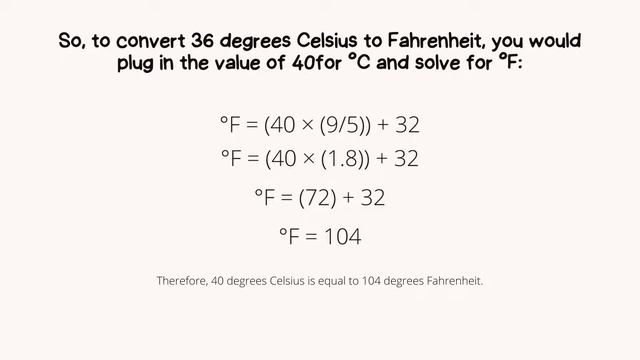 40 Celsius to Fahrenheit – How to Convert 40 °C to °F смотреть онлайн