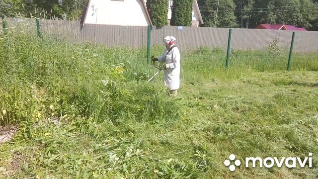 Скашиваю фрезой травостой, полет нормальный! смотреть онлайн
