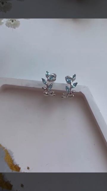 Пусеты PJ2-067-1, серебро смотреть онлайн