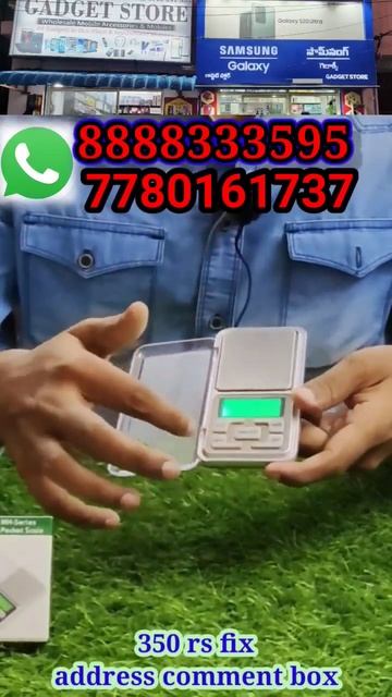 Pocket weight scale available at Gadget store Vijayawada official#gadgets #viral #shorts смотреть онлайн