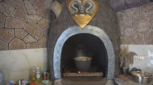 Новогодняя  уха из царской рыбы.