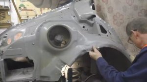 Опель Инсигния. Качественная замена крыла. Body repair after an accident.