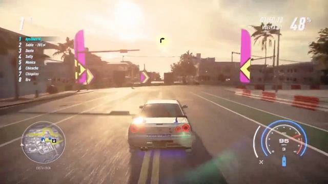 Carrera circuito de Larry // Skyline R34 // Need For Speed y drill // 🏁🚦🚗 смотреть онлайн