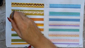 Городец  Рамки и отбивки