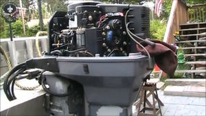 JOHNSON 115 HP, & 1990 MERCURY 3 CYLINDER 50 HP WAKE UP AFTER SITTING FOR YEARS.