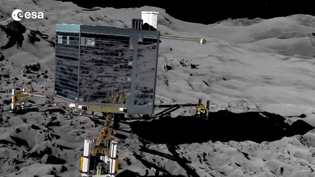 El descenso de Rosetta en su cometa смотреть онлайн