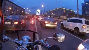 Кавасаки Вулкан Классик 1500, 1996 года, поездка по Москве