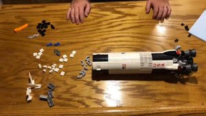Lego Saturn 5 Rocket Assembly