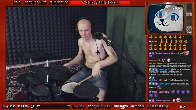 Мария Безрукова - Когда-нибудь с тобой (Drum cover) смотреть онлайн