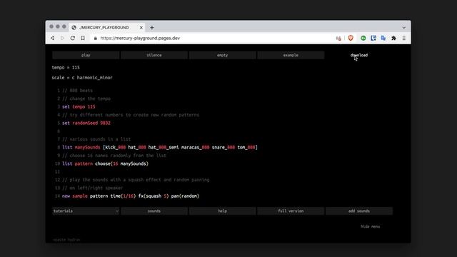 Mercury Tutorial 00: Interface смотреть онлайн