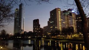 Нижний Красногвардейский пруд Москва 2021