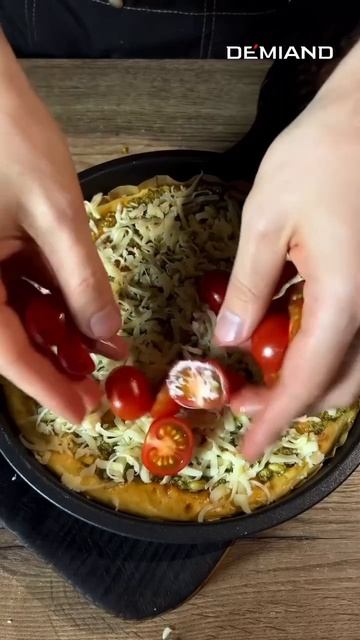 Творожная пицца - идеальный завтрак в аэрогриле Demiand 🍕