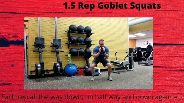 1.5 Rep Goblet Squats смотреть онлайн