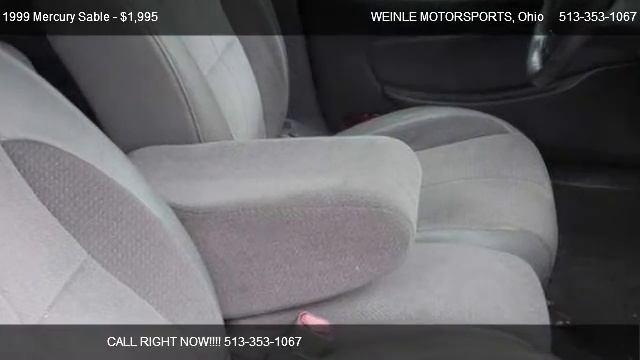 1999 Mercury Sable LS - for sale in CLEVES, Ohio 45002 смотреть онлайн