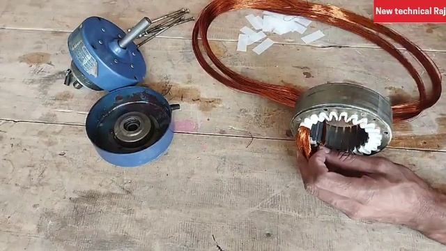 Aluminium wire cooler motor Winding.Cooler motor winding.High speed cooler Motor winding data. смотреть онлайн