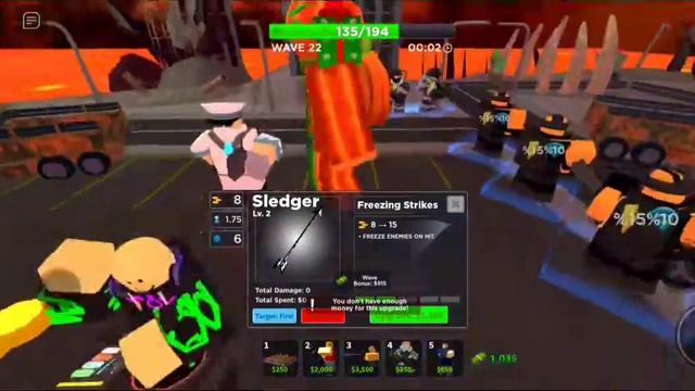 Прохождение Insane карты "Infernal Abyss" на Molten режиме! | Без ускорителя | TDS | Roblox смотреть онлайн