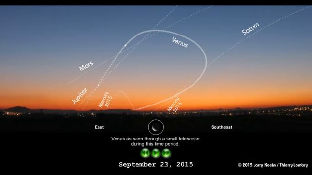 Venus in the morning sky from August 23 2015 to March 21 2016 смотреть онлайн