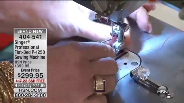 Singer P1250 Professional FlatBed Sewing Machine смотреть онлайн