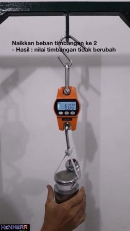 Cara Hold Nilai Timbang Crane Scale - OCS L - Henherr Scale