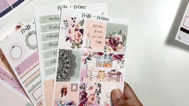 PLANNER STICKER HAUL | OLIVE PLANNER CO, BIRCH & BIRDEE, LETTERS TO APOLLO, MISS AND MEOW & MORE
