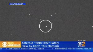 Large Asteroid Makes Close Fly-By Of Earth