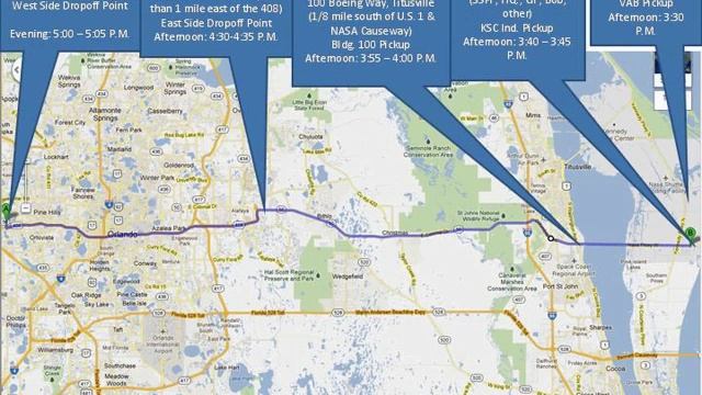 Metrowest Vanpool - West Orlando/East Orlando to Kennedy Space Center Industrial Area/VAB Area смотреть онлайн