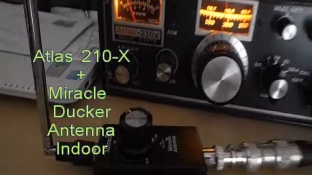 IC-R20 / FT-857D / ATLAS 210X / FT-1000D RX RT6A 20m ssb Miracle Ducker Antenna Indoor смотреть онлайн