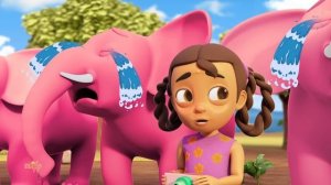 Ek Mota Hathi, एक मोटा हाथी, Rhyme for Kids and Poem in Hindi
