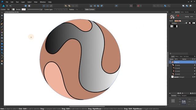 ( Planet ) Logo Design in Affinity Designer