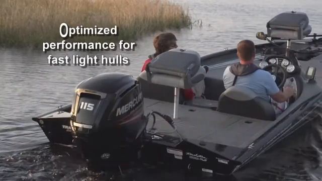 Mercury 75, 90, 115hp Mid-Range FourStroke Outboard Motors смотреть онлайн