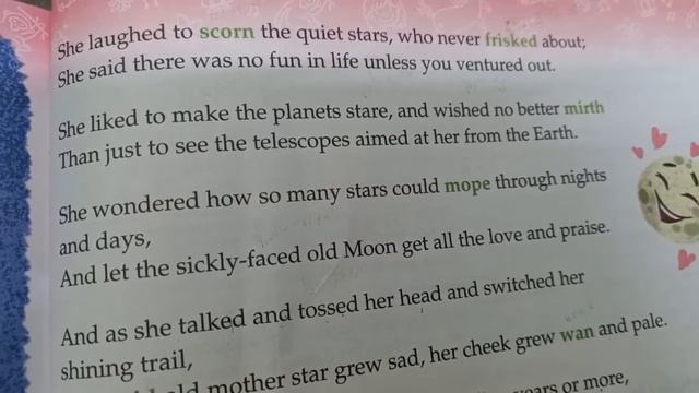 A Naughty Little Comet  explain in hindi l cls-4 ch-10 l Lewis Carroll l @smartlearningsteps2985