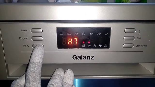 Galanz W60B1A401J-AE5 Free Standing 14 Place Settings II water hardness setting#dishwashers