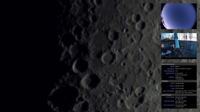 Moon and Venus observation. 2020.3.31 смотреть онлайн