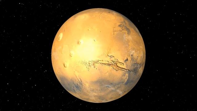 Rotation de la planète Mars