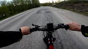 Speed Test Randride YX90 1000W Fat Tire höll på gå illa... för en fågel